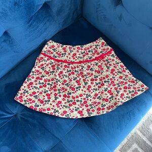 gymboree floral circle skirt